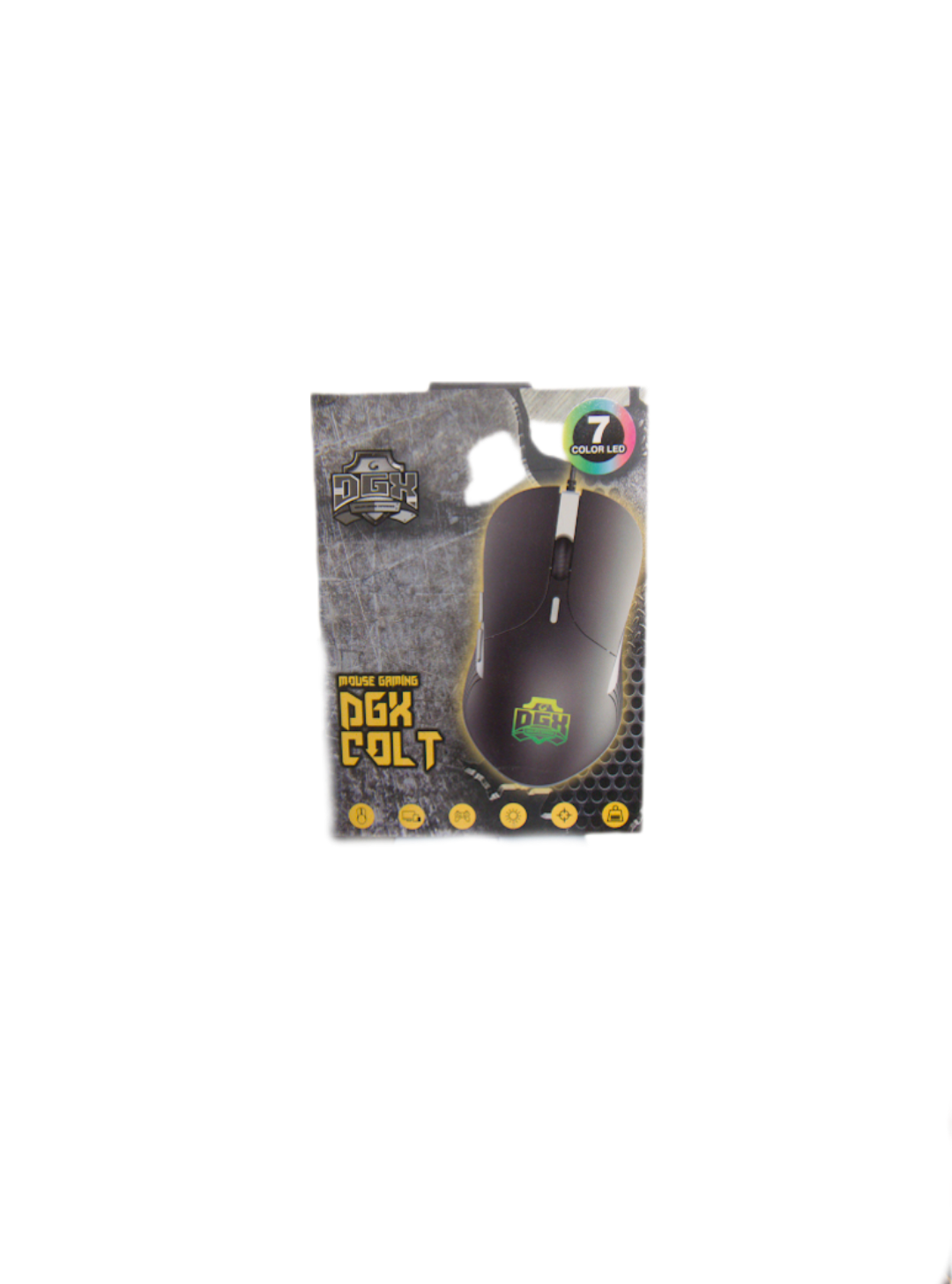 Mouse Gamer DGX Colt 7 colores led